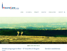Tablet Screenshot of neurocare-onlus.it